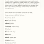 Pretty Little Thing  Women’s Black Long High Front Slit Straight Neck Dress Size 12 Photo 8