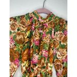 Lush Clothing Lush Open Back Ruched Sheath Flora Minil Dress Mock Tie Neck Size Small NWT Photo 1