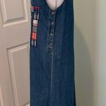 Agapo Collection Americana Midwestern School Teacher Denim Dress Top Jacket S Blue Photo 4