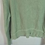 American Eagle  Green V-neck Sweater Photo 6