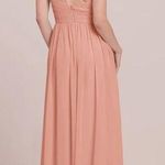 David's Bridal AW Grace Bridesmaid Prom Formal Special Occasion Wedding Guest Dress, 4, Pink Photo 2