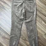 BLANK NYC Size 26 Pants The Seven Seas Faux Suede in Taupe Beige Back Ankle Zip Photo 10