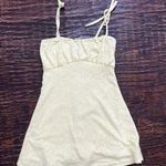 Pretty Little Thing Pale Yellow Mini Dress  Photo 0