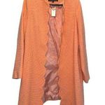 Anthropologie x Helen Berman Tangerine Dream Tweed Jacket size 10 NEW Orange Photo 0