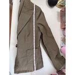 Banana Republic Banana‎ Republic Women's Khaki Cotton Blazer Jacket Size 8 Utility Layering Photo 9