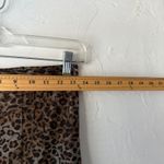 Peach Leopard Print Mesh Maxi Skirt Slit Size M Going Out Party Rock 2010s Brown Size M Photo 3