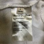 Acne Studios Stockholm Hoodie Kangaroo Pocket White Yellow Contrast Stitching M Photo 13