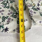 Liz Claiborne Career XXL Floral Blazer White Purple single button office pastel Photo 9