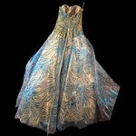 Studio 17 GORGEOUS LIME BLING FLAIR PROM STRAPLESS FORMAL DRESS BY HOUSE OF WU Photo 6