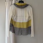 Mystree  long sleeve yellow gray leopard print cardigan - S Photo 1