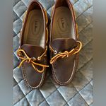 L.L. Bean women’s Loafers Leather Shoes Dress Size 7M flats Brown Photo 2