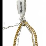 Madewell NWT Gold and Silver Layered Chain Necklace Photo 1