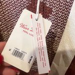 Lucky Brand Cream and Brown Geometric Cardigan Photo 6