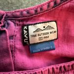 KAVU  pink tank top button back size L Photo 3