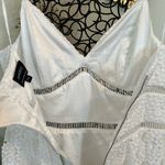 Bardot  Louisiana White Lace Midi Dress 4/XS Lined Party Designer Spaghetti Strap Photo 9