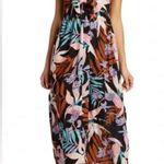 Billabong Twist It Knot Front MIDI Dress Tropical Hawaii XS Photo 0