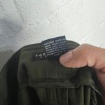 Larry Levine  Women's Green Stretch Cuffed Bootcut Trouser Pants Size 6 Photo 4