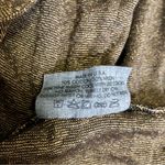 Michael Stars Open Front Hooded Cardigan Sweater Short Sleeve Bronze Metallic M Photo 6