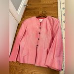 Oscar de la Renta Pink Jacket Size 14 Photo 6
