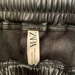 ZARA leather joggers Photo 3