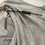 Elie Tahari NWT Sleeveless Twist Neck Knit Heather Gray Small Photo 5