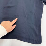 Jason Wu Blouse Womens Size 12 Blue Black Tie Neck Long Sleeve Career Photo 8