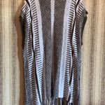 Ariat Full Body Length Cardigan Size XL Brown/White Short Sleeve Women Western Photo 6