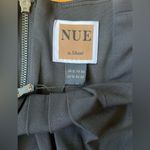 NWT! Nue by Shani Black Dress with Belt and Puff Sleeves built in shapewear Size 12 Photo 8