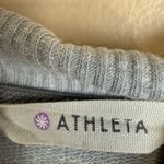 Athleta  Dress Womens Size S Gray Heathered Bliss Hoodie Sweatshirt Photo 7