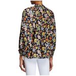 The Great . The Lyric 100% Tie Neck Silk Top ~ Valley Floral Print Size 1 US 4-6 Photo 7