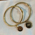 Kate Spade Gold and Blue Bangle Bracelet Set Photo 1