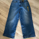 Lee NWT Women's Legendary wide leg cropped denim high rise Jeans Size 6 Photo 0