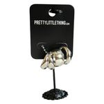 Pretty Little Thing Silver Simple Chunky Ring Set Size S/M Photo 1