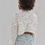 Urban Outfitters Cameron Confetti Cropped Cardigan Women Size Medium Knit Button Photo 8