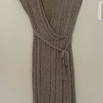 Caution to the Wind  Gray Striped Top Photo 0