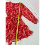 Flying Tomato  Women's Balloon Long Sleeve Floral Print Chiffon Dress Size XS Photo 5