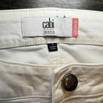 CAbi Stretchy White Slimmie Skinny Jeans Pants Spring Size 8 #5088 Photo 2