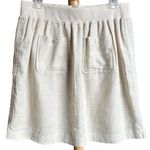 Saks 5th Avenue Saks Fifth Avenue 100% Linen Cream Pencil Skirt Sz‎ M Photo 3