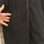 Garnet Hill  Size‎ XS Black Longline Bomber Full Zip Jacket Water-Resistant Coat Photo 5