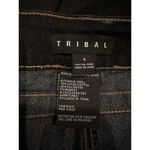 Tribal Jeans Women’s Size 4 Dark Blue Denim Straight Leg Mid Rise 32” Inseam EUC Photo 3