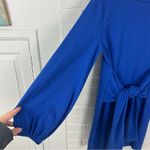 Amazon R. Vivimos Royal Blue Knit Tie Front Dress Size M 8/10 Photo 4