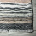 Size 12 Striped Feminine Pink Mid Skirt Photo 3