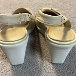st. john's bay  Women's Cream Slip-On Wedge Shoes Size 6 Photo 1