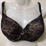 Illusion Padded Underwire Black Bra Size 36DD Photo 0