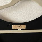 Piko  Black 1/2 Sleeve Oversized Top Photo 1