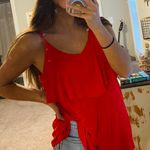 Dress Up red tank top Photo 1