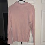 Jeanne pierre  Light Pink Cowl Neck Sweater Photo 4