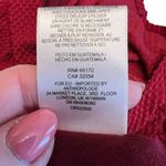 Anthropologie Maeve x - Cerise Red Mock Neck Swing Knee Length Dress Sz L Photo 7