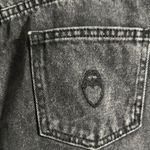 Nasty Gal  Black Cropped Ankle Jeans with Distressed Hem Photo 7