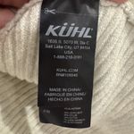 Kuhl Women's Med Turtleneck Sweater Ribbed Knit Merino Wool Blend Ivory Gorpcore Photo 2